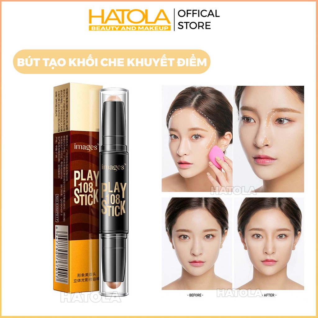 Bút tạo khối che khuyết điểm đa năng tạo khối highlight IMAGES Play 108 Stick HT-TL105