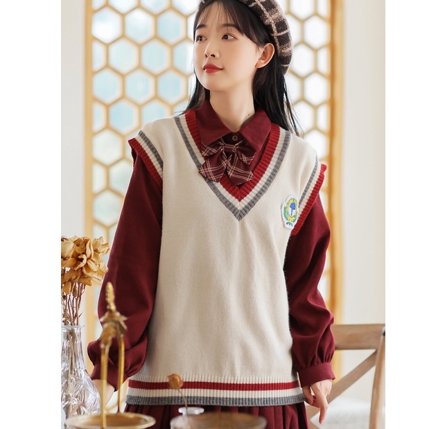 Gile Len Nữ Hàn Ulzzang, Áo Len Gile Nữ Màu Sắc Vintage Form Rộng FreeSize Siêu Xinh | BigBuy360 - bigbuy360.vn