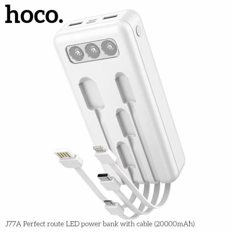 ☑️🇨🇭🇮🇳🇭 - 🇭🇦🇳🇬☑️ Pin sạc dự phòng 10000mah, sạc pin dự phòng Hoco J77 - Bảo hành 12 tháng