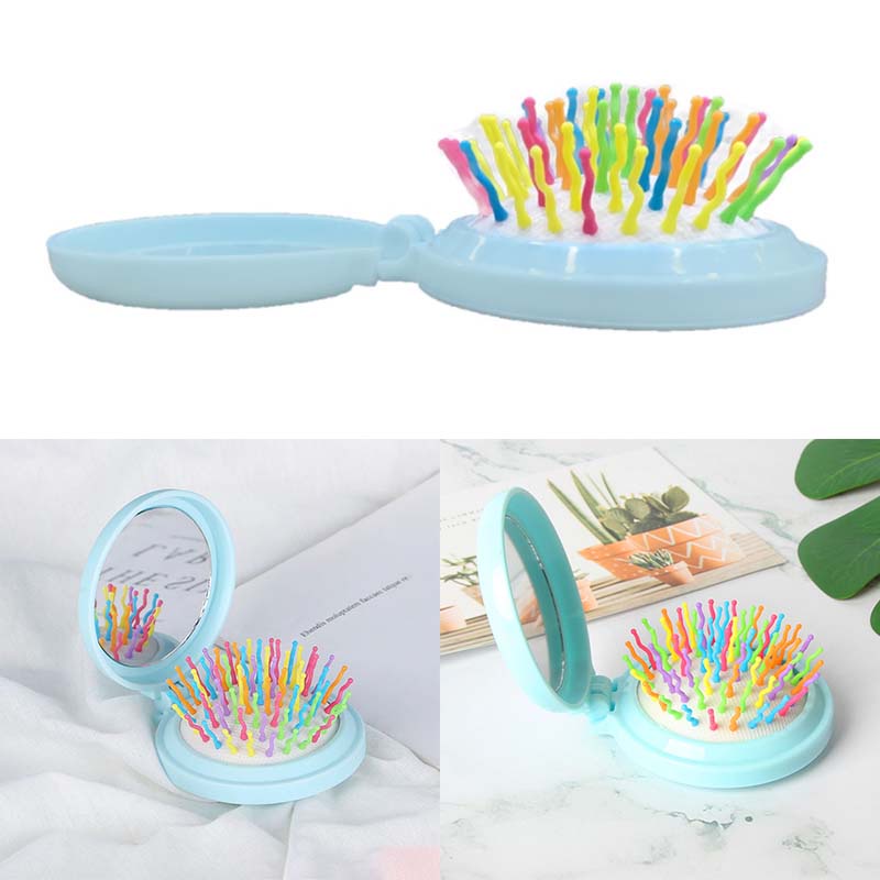 Gương Lược Mini Gấp Gọn Bỏ Túi Tiện Dụng | Chenglovehairs Chenglovehairs