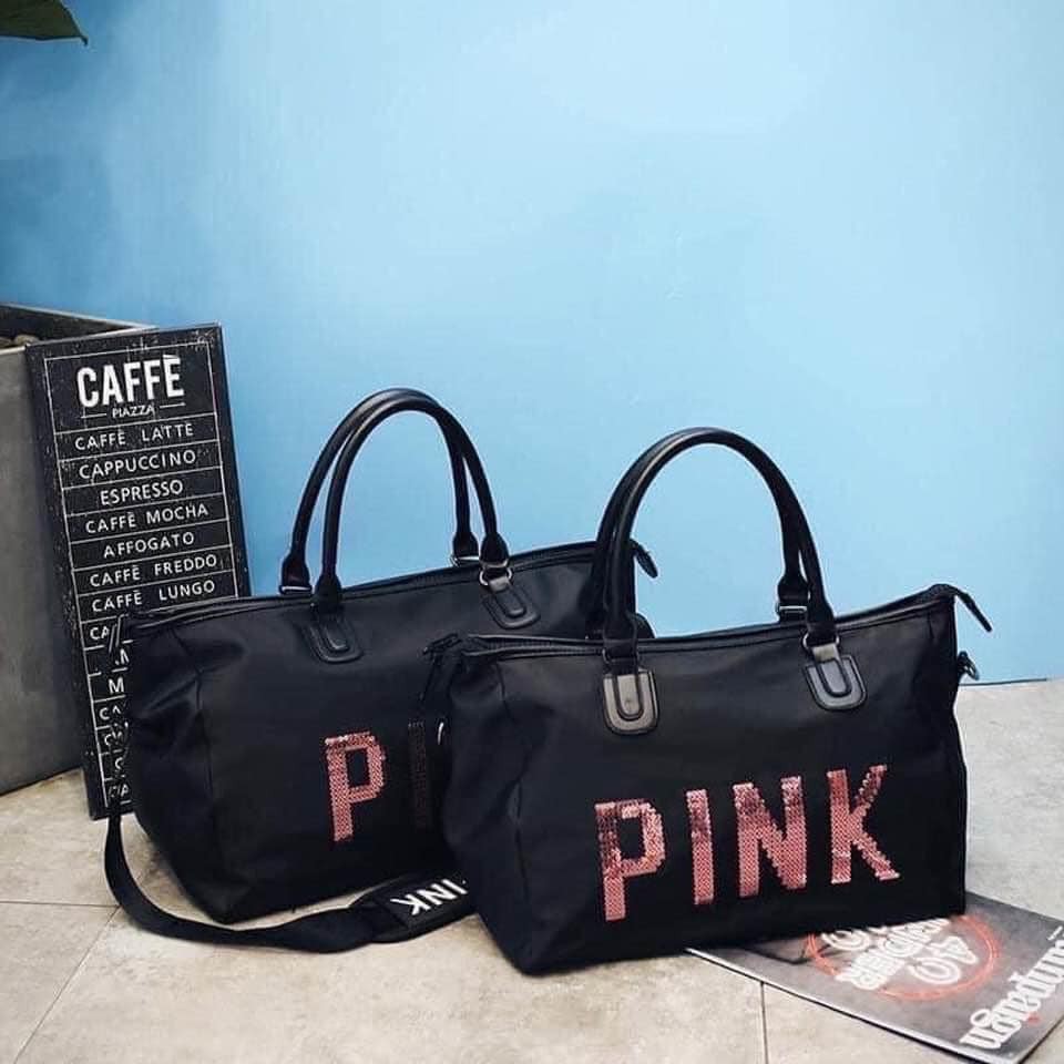 Túi Pink Đi Du Lịch size đại, túi chất đẹp