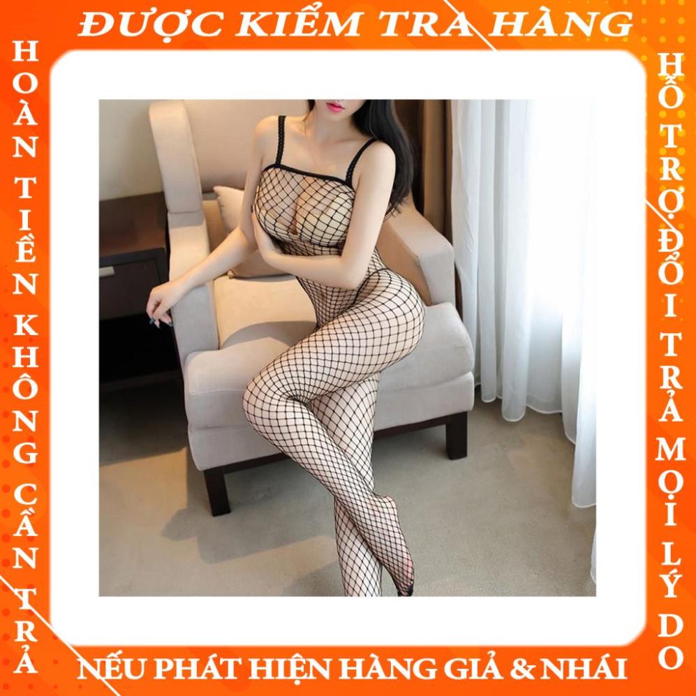 Bộ đồ ngủ sexy liền thân - Quần áo lưới gợi cảm QQ117  okhucli | BigBuy360 - bigbuy360.vn