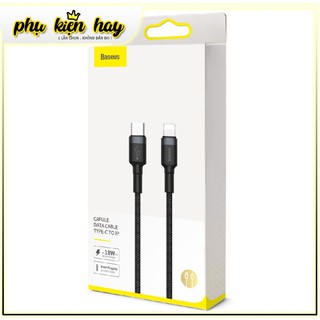 Cáp sạc nhanh iphone 18W Baseus