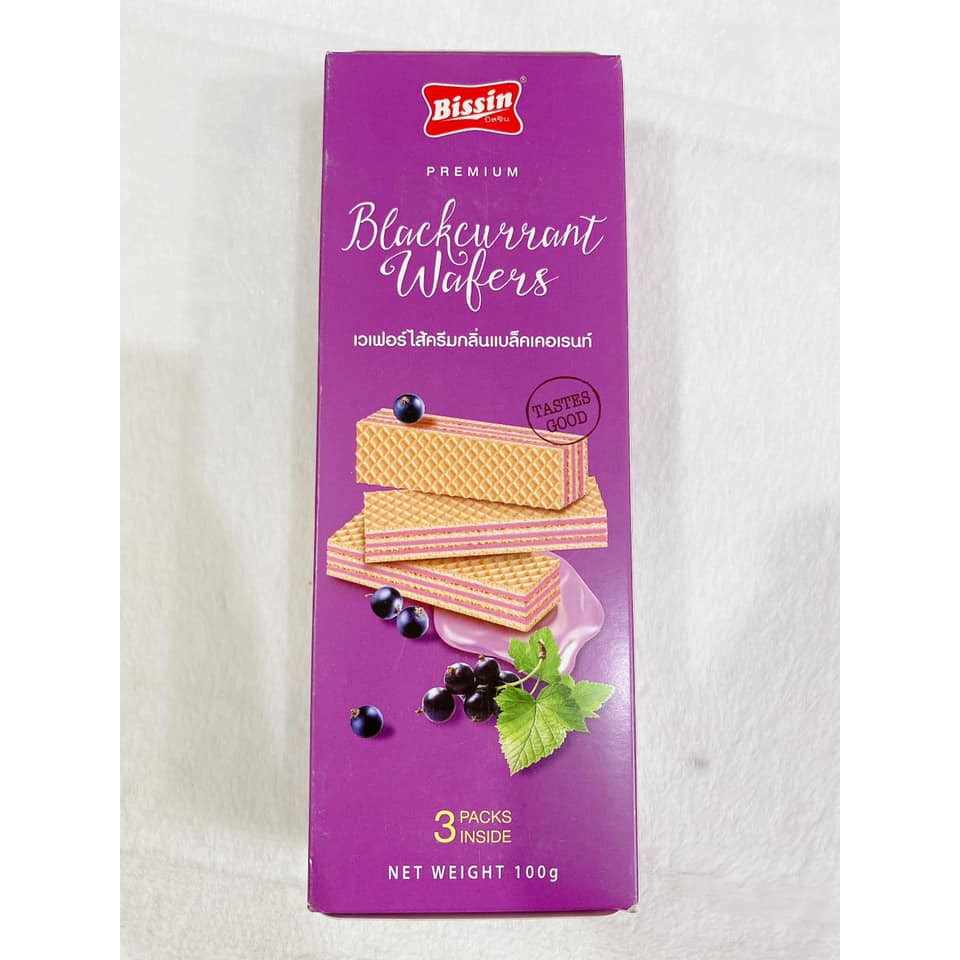 Bánh xốp Bissin kem dâu đất 100g