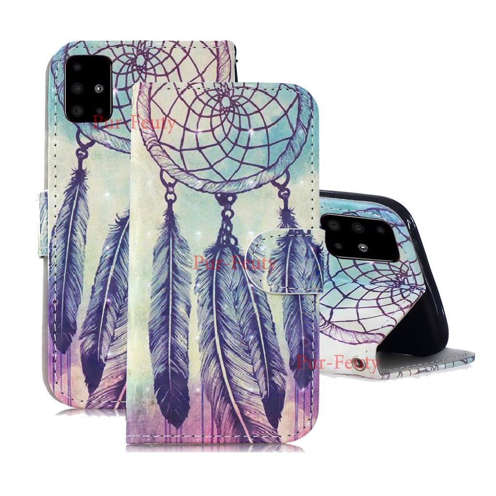 Ốp Điện Thoại Cho iPhone 7 7 Plus 8 8 Plus X ​Bao Da Nắp Gập In Hình 3D Cho Iphone XS