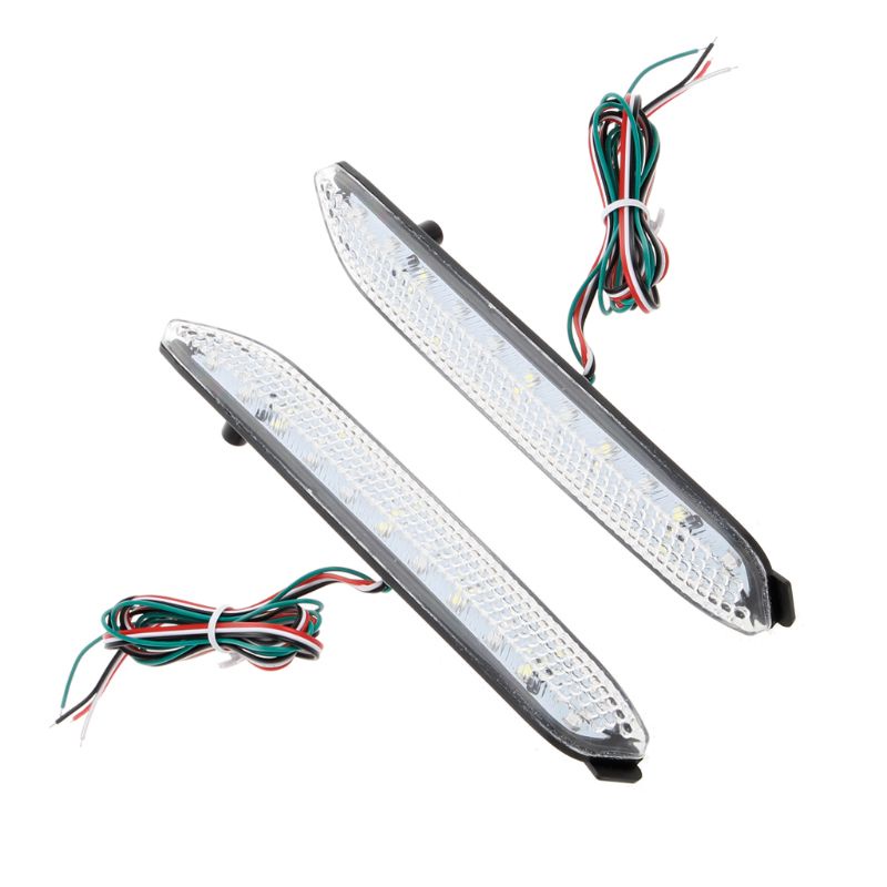 ✿ 2Pcs LED Tail Braking Lamp Brake Rear Bumper Reflector Warning Stop Light For Toyota Camry 2009 2012 Innova/ISF/GX470/RX300