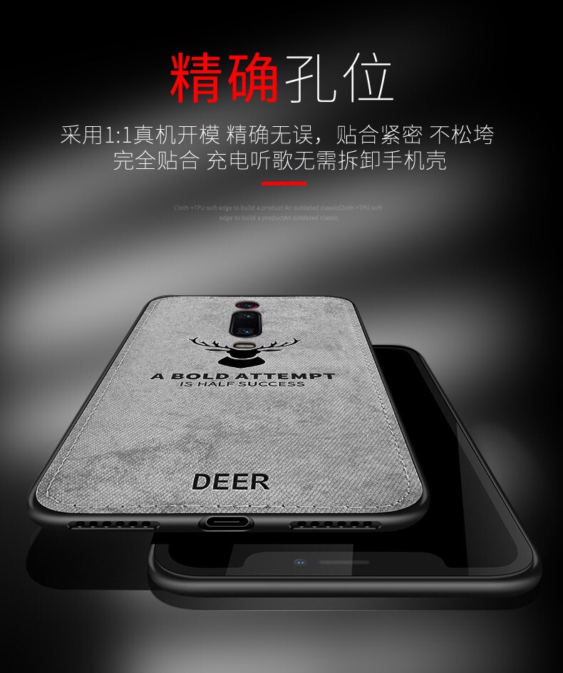 XIAOMI MI ốp điện thoại Nai Sừng Cá Tính Cho Xiaomi Redmi K20 Pro / Mi 9t Pro / K20Pro