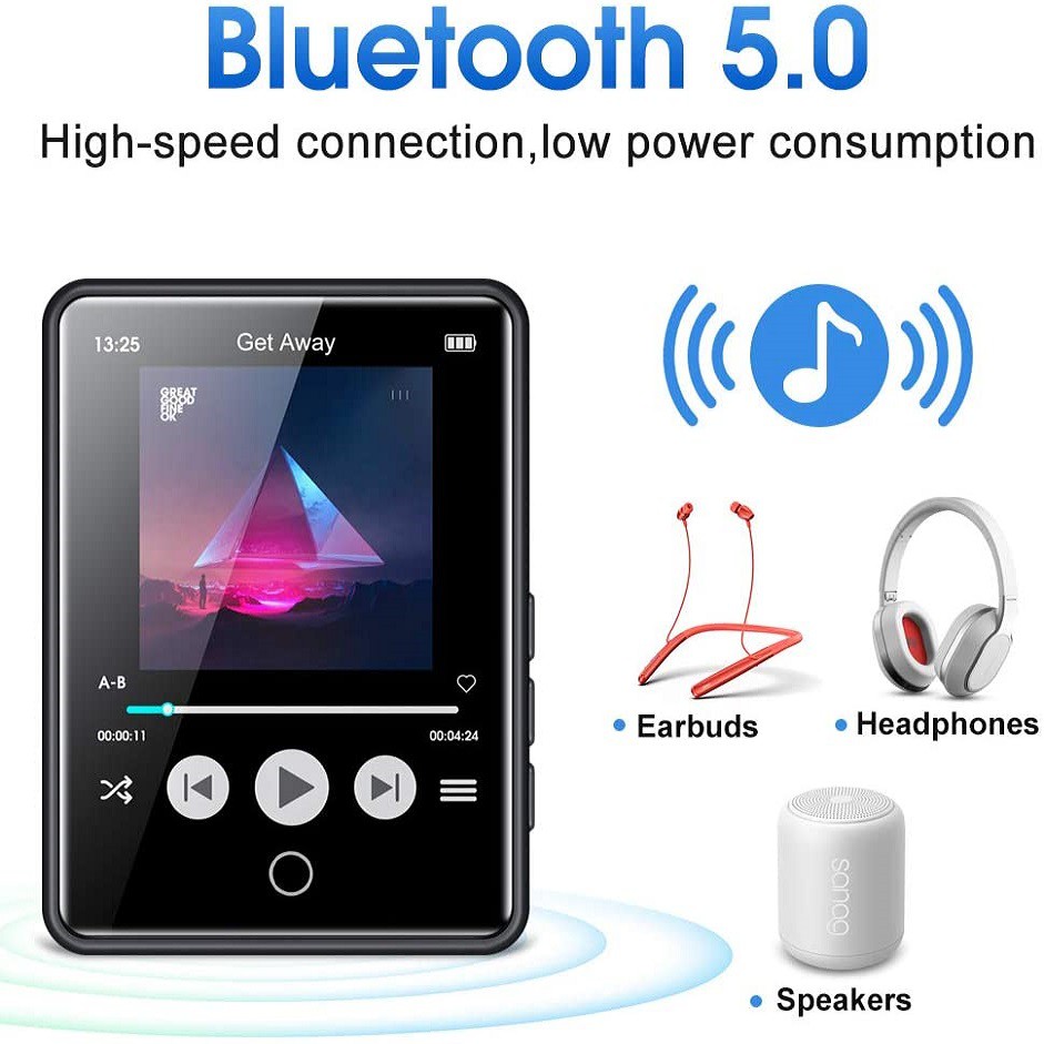 [Mã ELHACE giảm 4% đơn 300K] Máy Nghe Nhạc Full Cảm Ứng, Âm Thanh HiFi, Bluetooth 5.0 Ruizu M17 - Hàng Chính Hãng