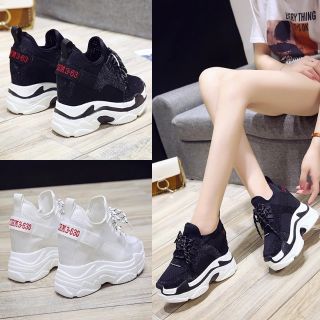 Freeship 99k TQ_Giày thể thao độn đế nữ