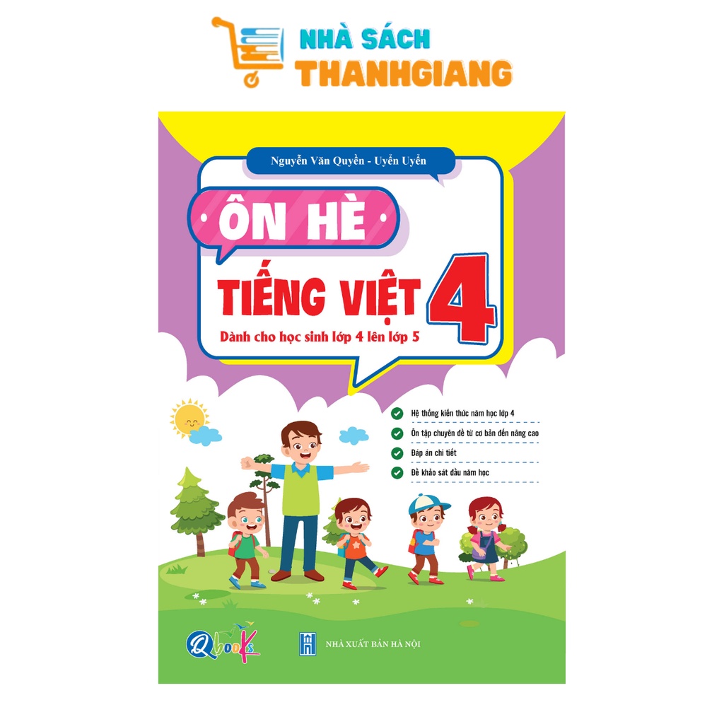 Sách - Ôn hè Tiếng Việt 4 dành cho học sinh từ lớp 4 lên lớp 5 (chương trình mới)