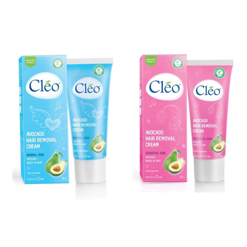 Kem Tẩy Lông Cleo Cho Da Nhạy Cảm/Da Thường 50g