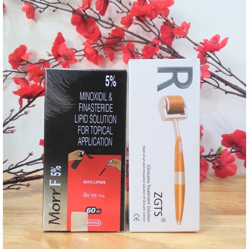 Morr F5 - F10% minoxidil & Finasteride Kích thích mọc tóc cho Nam giới Rụng tóc Di truyền, do tăng DHTi