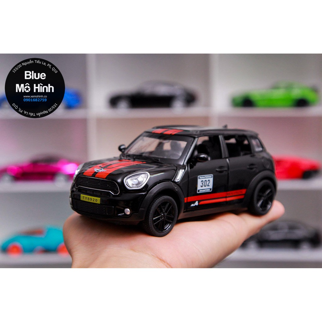 Blue mô hình | Xe mô hình Mini Cooper Countryman tỷ lệ 1:32 mở hết cửa