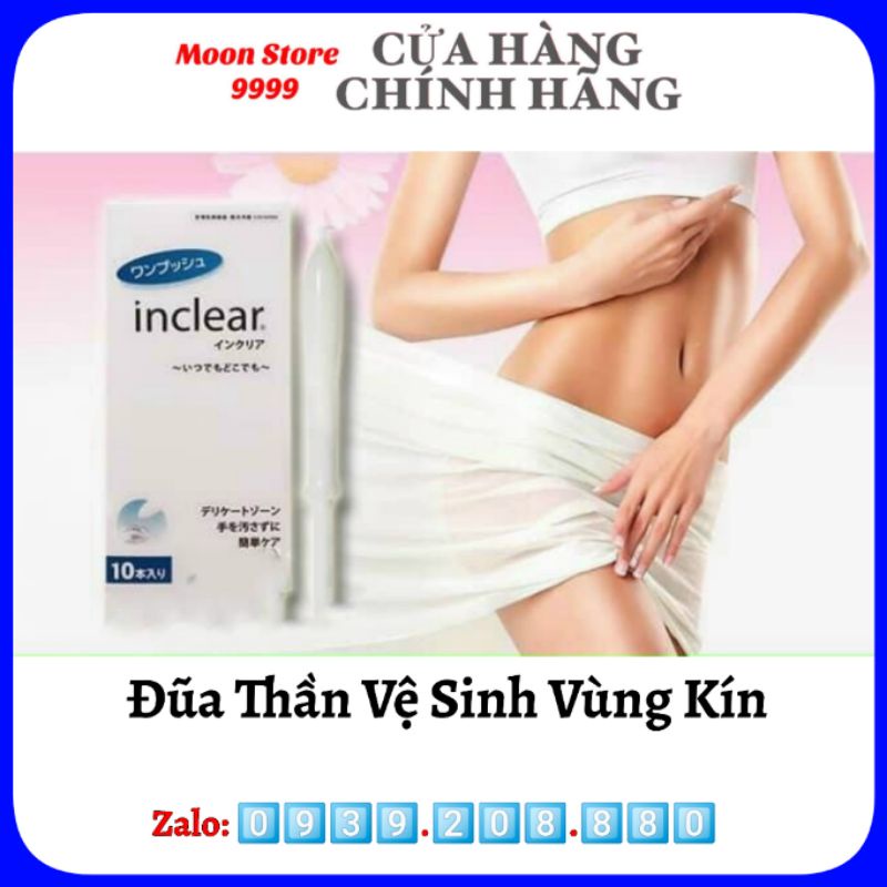 [Lẻ 1 chiếc] Đũa thần Inclear Kiesn dung dịch vệ sinh phụ nữ của Nhật, Gel inner của Nhật