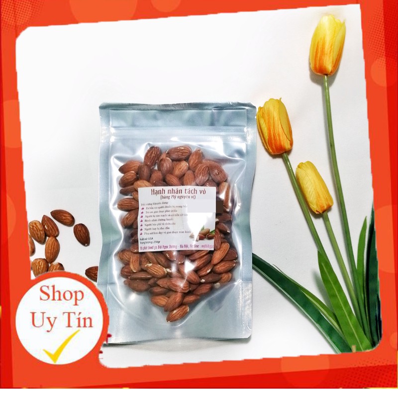 [Giá sỉ] 500g Hạnh Nhân Sấy Chín