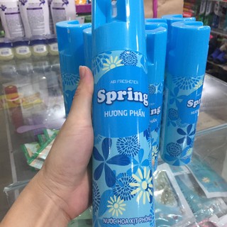 xịt phòng hương phấn 225ml spring