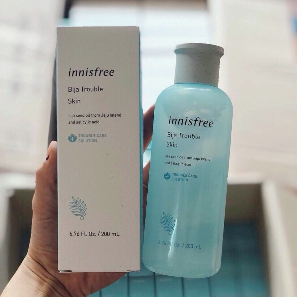 NƯỚC HOA HỒNG DÀNH CHO DA MỤN INNISFREE BIJA TROUBLE SKIN