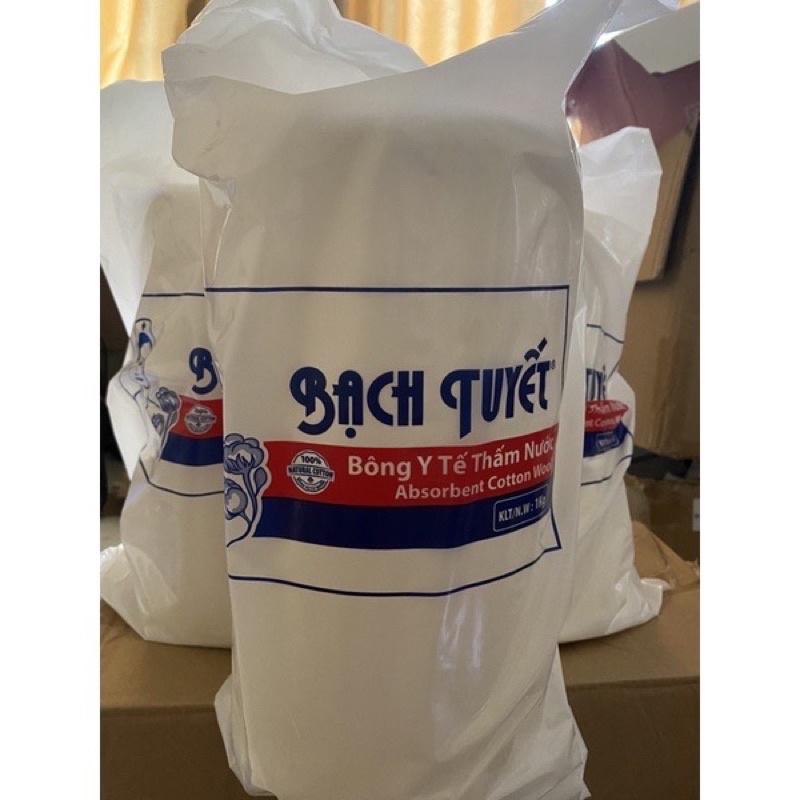 Bông bạch tuyết cuộn loại 1kg chuyên dùng spa tmv