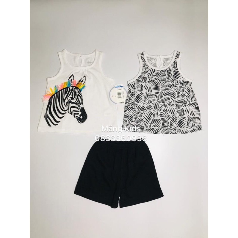 Set 3 chi tiết bé gái ngựa vằn