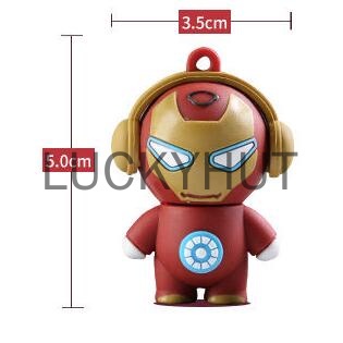 Usb 2.0 1GB 32 16 8GB 64GB 128GB Hình Báo Đen / Người Nhện