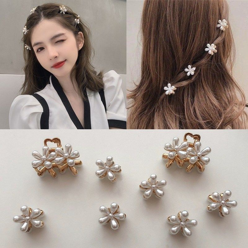 Set Kẹp Tóc Đính Ngọc Trai Nhân Tạo Thời Trang