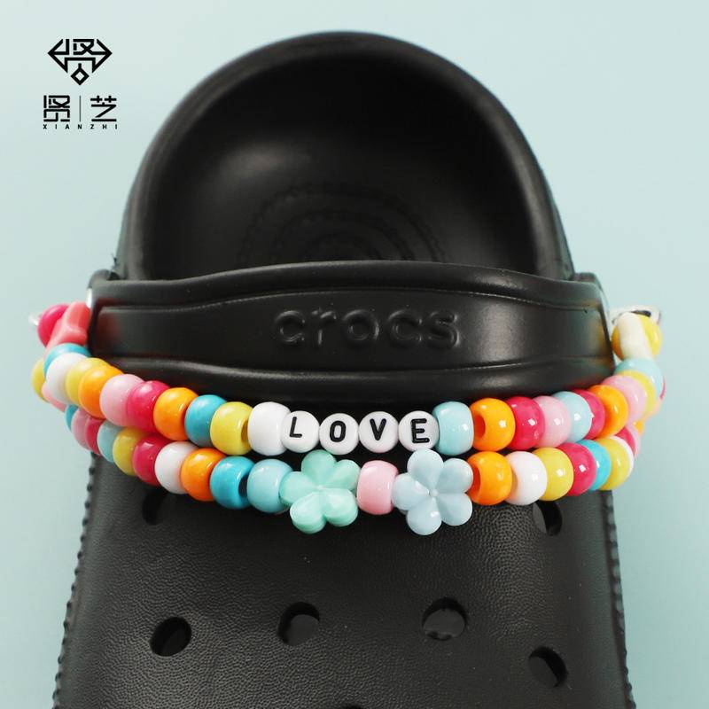 crocs sticker 1 Bộ Phụ Kiện Khóa Dây Giày Trang Tríshoes sticker Accessories Stickers Sandals Shoe Decoration
