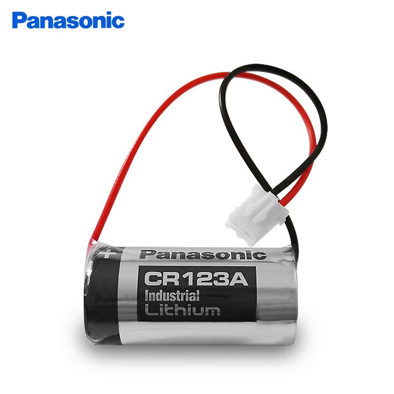 Pin Panasonic CR123A Industrial có giắc cắm