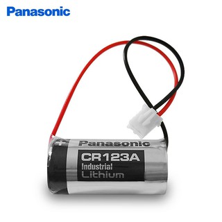 Pin Panasonic CR123A Industrial có giắc cắm
