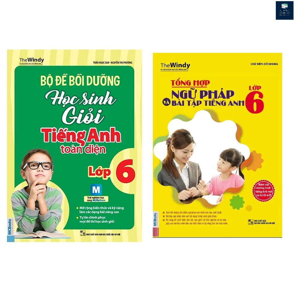 Sách- Combo Bộ Đề Bồi Dưỡng Học Sinh Giỏi Tiếng Anh Toàn Diện Lớp 6 + Tổng hợp ngữ pháp và bài tập tiếng Anh lớp 6