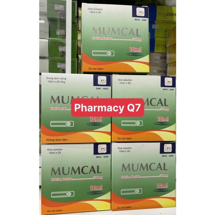 HỘP 20 ỐNG MUMCAL ỐNG 10ML MUM CAL