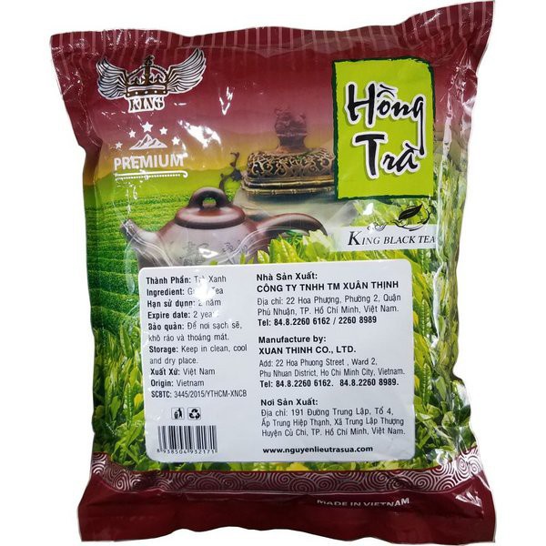 Hồng Trà  Pha Trà Sữa King Xuân Thịnh Gói 1kg