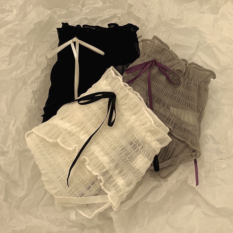 Quần Lót Ren Trong Suốt Không Đường May Quyến Rũ Cho Nữ