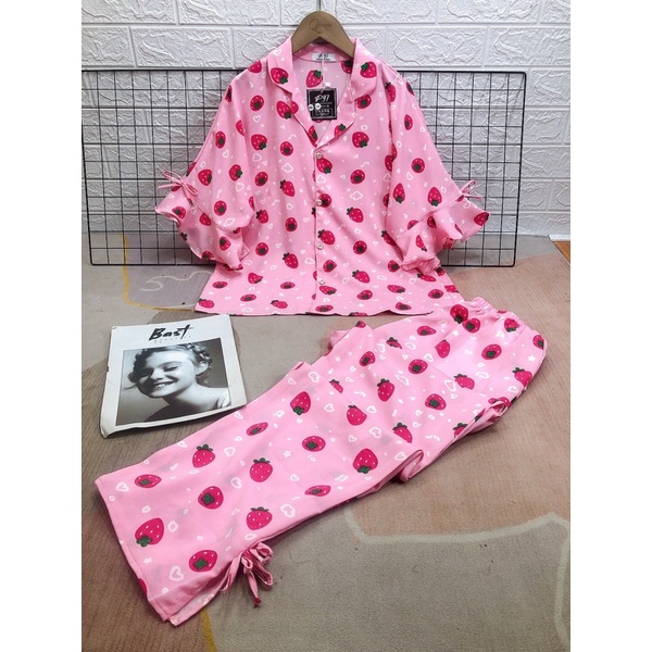 Sét đồ bộ pijama nữ cánh dơi cao cấp , mềm mịn mát tay thiết kế chuẩn hot girl theo trend cao cấp free ship