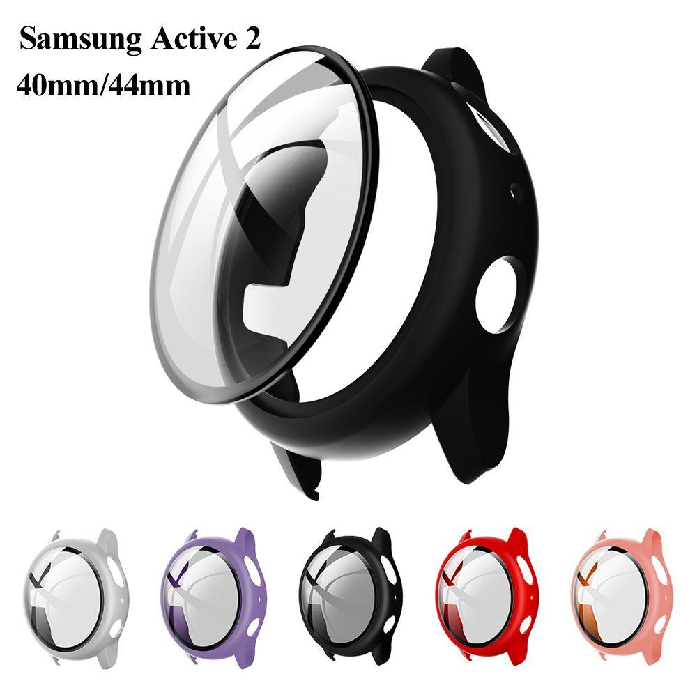 MYRONGVN Ốp Điện Thoại PC Cứng Mặt Nhám Bảo Vệ Toàn Diện Cho Samsung Galaxy Watch Active 2 40mm 44mm