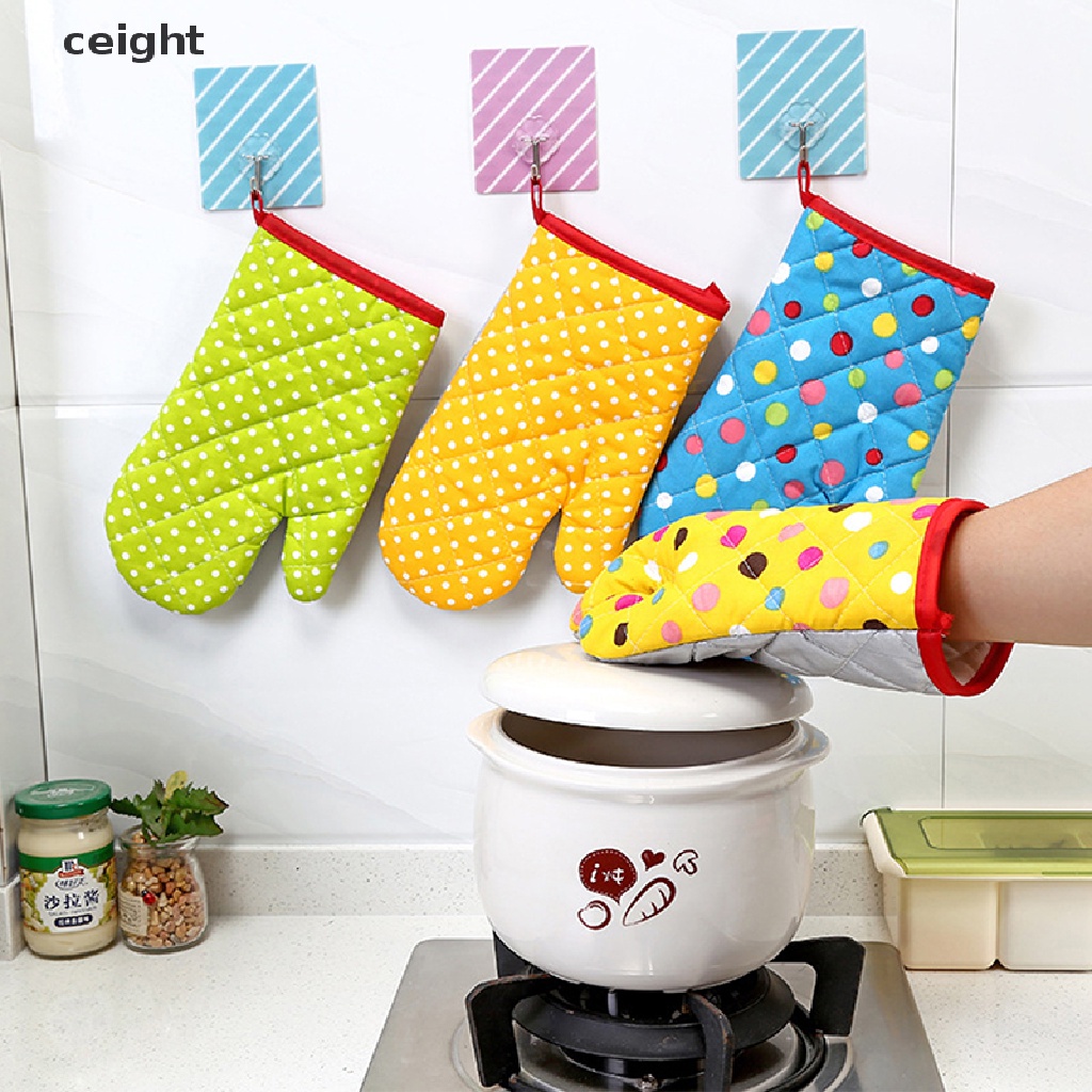 Găng tay cotton cách nhiệt cho lò vi sóng/ lò nướng