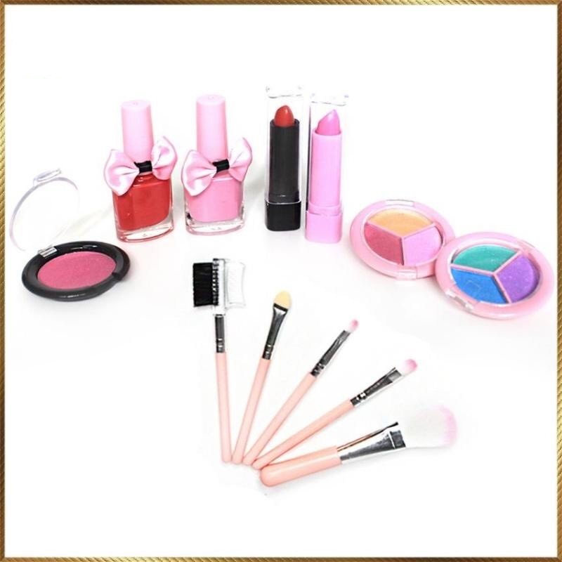 Đồ chơi trang điểm cho bé gái, Bộ đồ chơi trang điểm Dễ Dàng Làm Sạch bằng Nước và An Toàn Cho Bé Gái