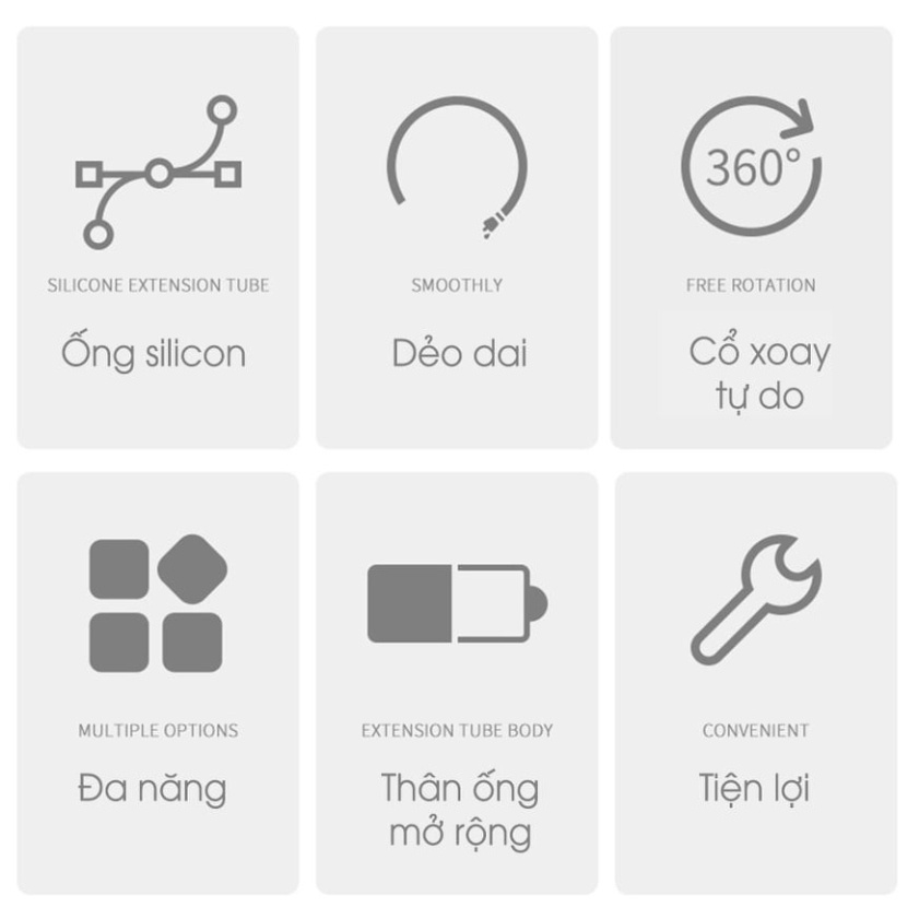 Bộ Vòi Dẫn Nước Rửa Chén Bát Tiện Dụng