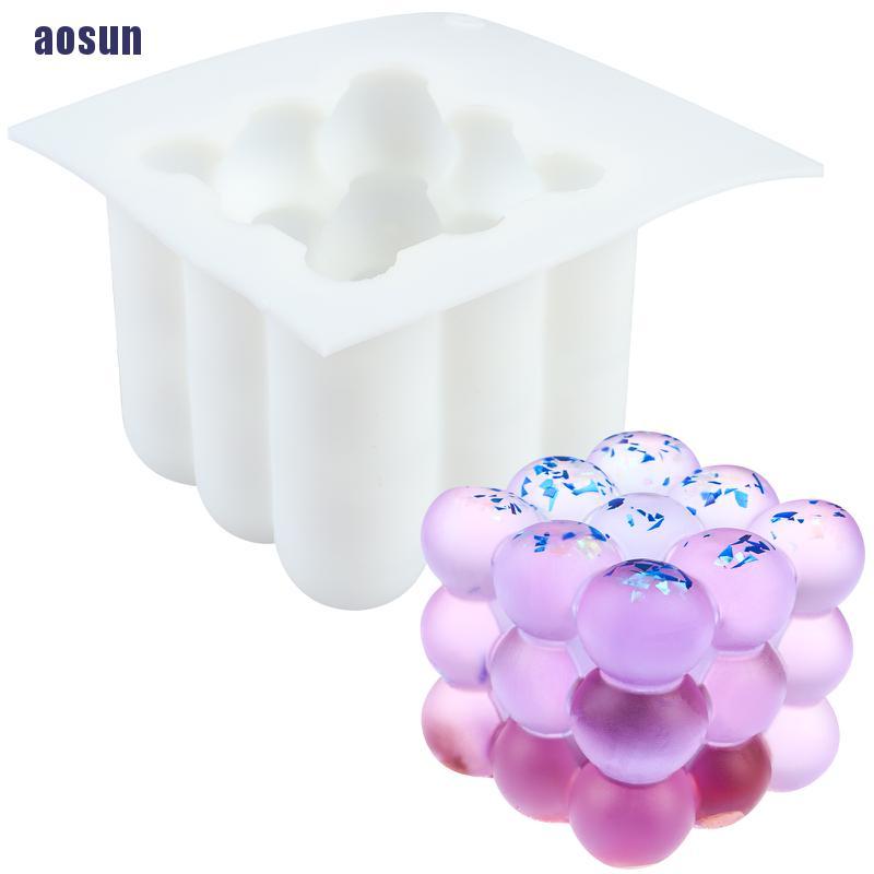 (Hàng Mới Về) Khuôn Làm Nến Silicone 3d Hình Đậu Nành Diy