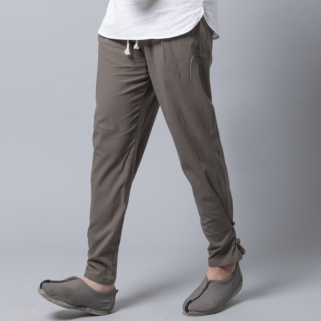 Quần Vải Đũi Nam Ống Túm Xuất Dư Rough | BigBuy360 - bigbuy360.vn