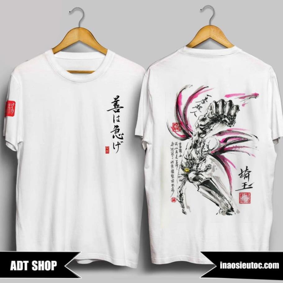 áo phông One Punch Man in hình đẹp ⚡ FREESHIP ⚡Áo Saitama đẹp giá rẻ thời trang nam
