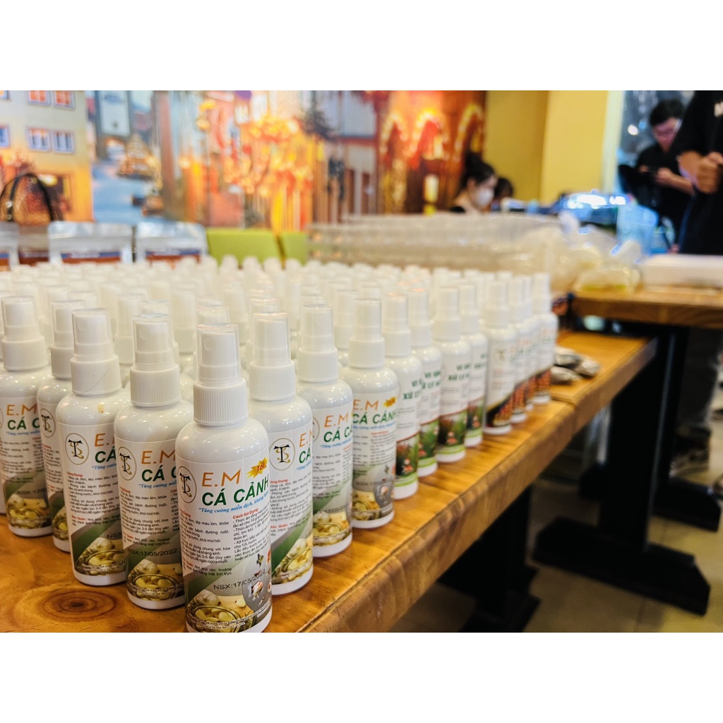 Bộ Sản Phẩm Vi Sinh của MICROBI ORGANICS E.M Chuyên Dụng cho Cá Cảnh