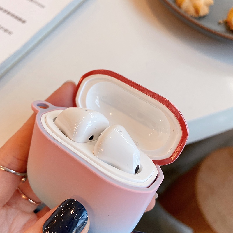 Vỏ Bảo Vệ Hộp Sạc Tai Nghe Bluetooth Không Dây xiaomi Redmi Buds3 Tws Bằng PC Cứng Chống Sốc Màu Gradient Ốp