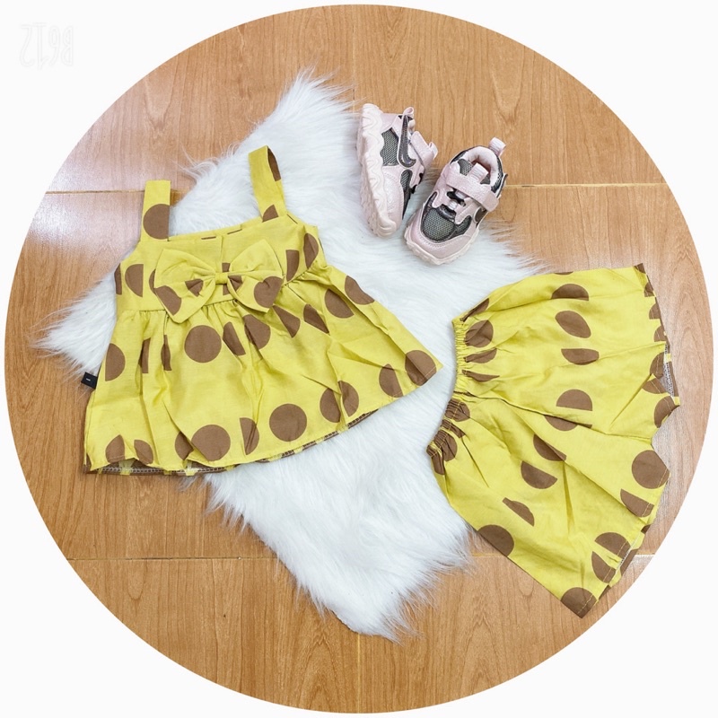 Bộ 2 Dây Cho Bé-Bộ Quần Áo 2 Dây Bé Gái