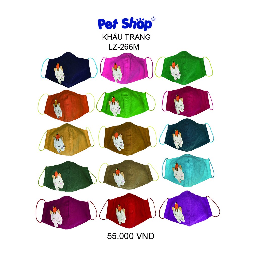 Khẩu trang dành cho người lớn và trẻ em PET SHOP LZ-266
