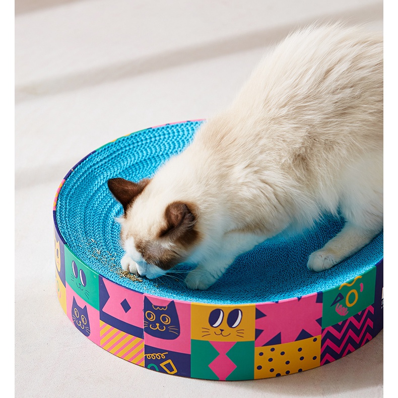 𝗨𝗿𝗯𝗮𝗻_𝗖𝗮𝘁 𝗦𝗰𝗿𝗮𝘁𝗰𝗵_Bàn cào móng tròn cho mèo