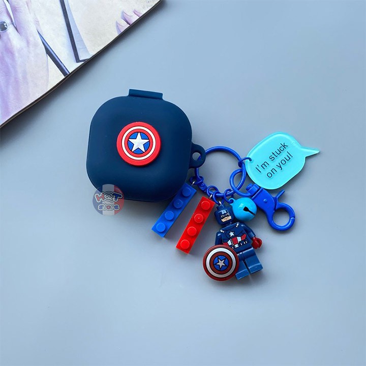 Ốp silicon case Marvel cho tai nghe Galaxy Buds Live / Pro (Mẫu 5)