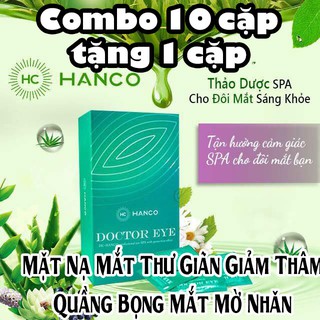 Kèm Quà Tặng - CB 10 Cặp Mặt Nạ Mắt Thư Giãn Giảm Thâm Doctor Eye