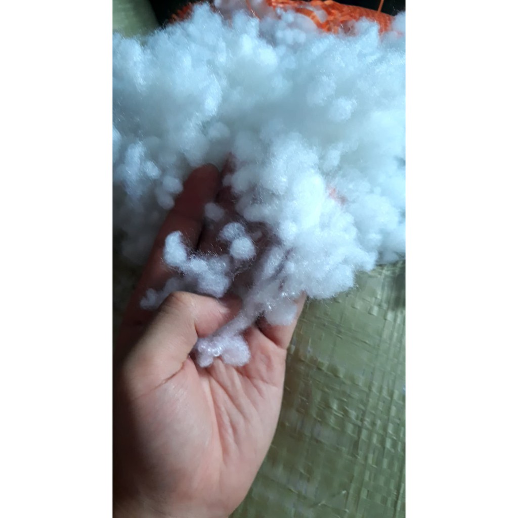 1kg Bông gòn bi nhồi gối thú bông cao cấp HÀNG LOẠI 1