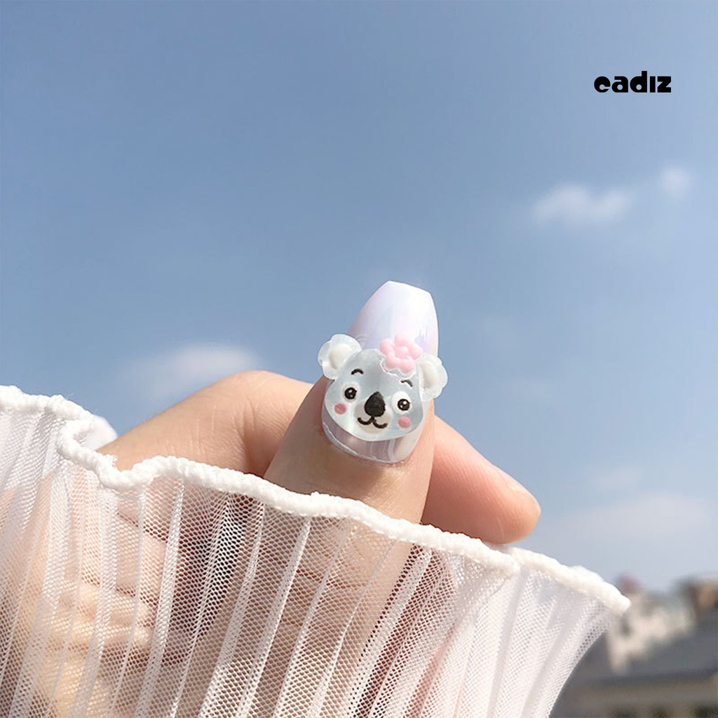 [Hàng mới về] Phụ kiện trang trí móng 3d kiểu dáng hoạt hình dễ thương