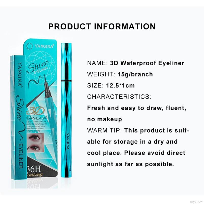 YANQINA Sky Blue Diamond Cut Eyes Makeup Liquid Eyeliner Pencil | BigBuy360 - bigbuy360.vn